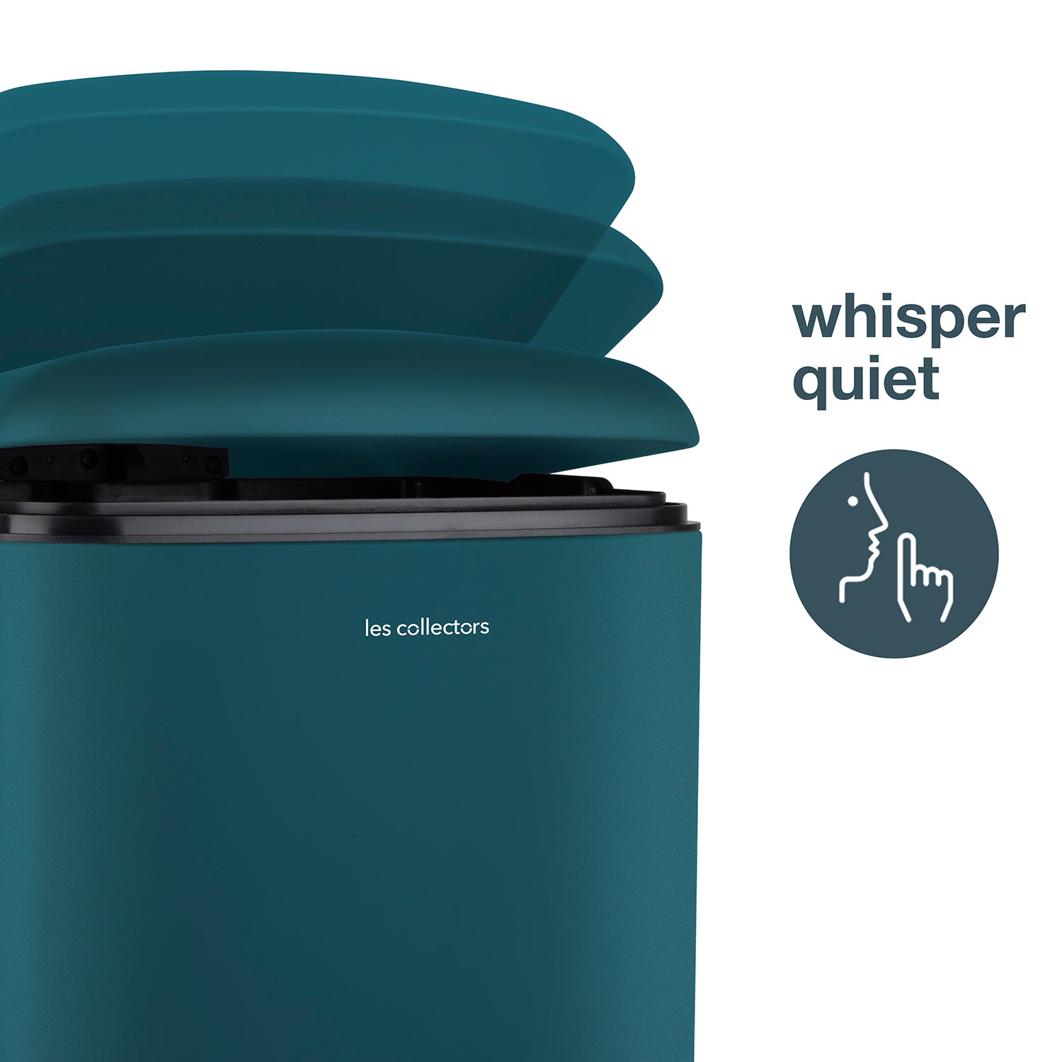 Poubelle à pédale 30L, petrol blue edition - N°716 Les Collectors - Mathon - 4