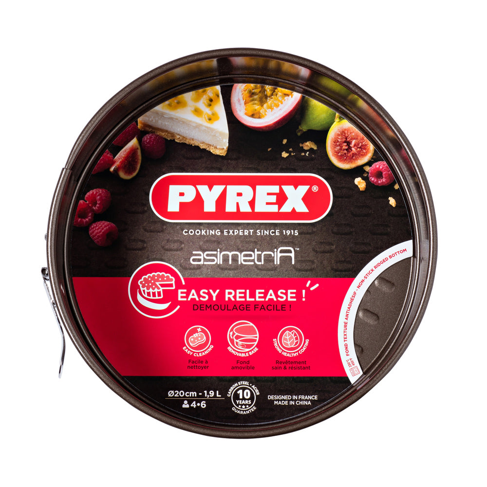 Moule à manqué à charnières 20 cm en métal Pyrex - Mathon