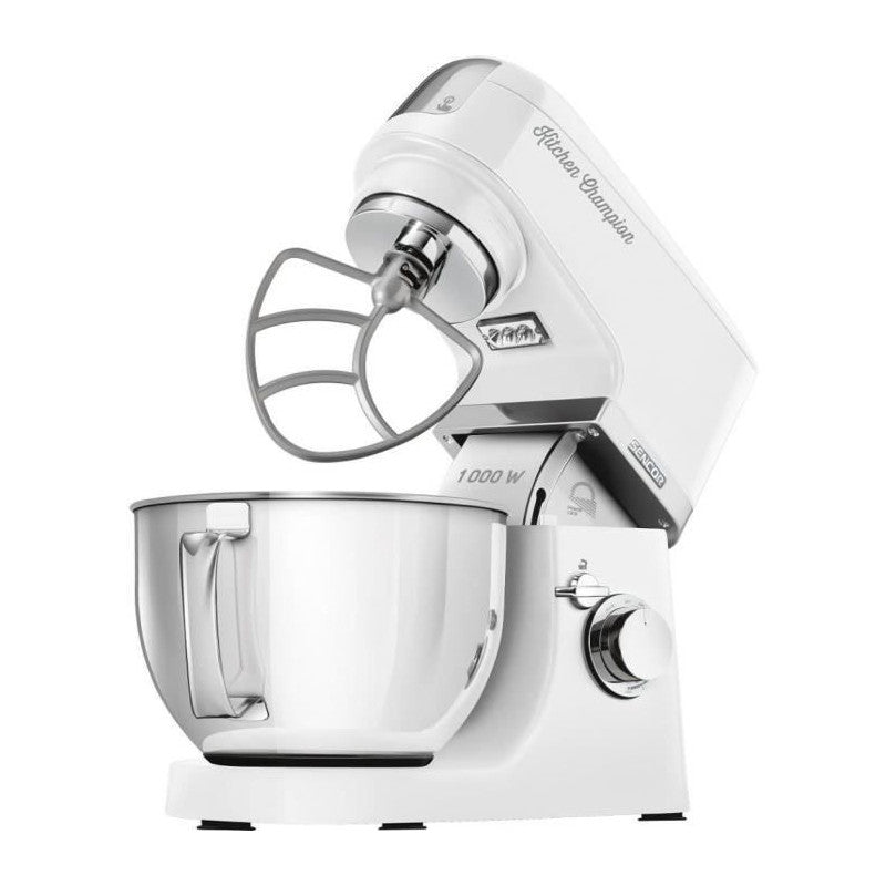 Robot Pâtissier Sencor Kitchen Champion Stm 6350wh - 1000 Watt - Blanc - 8 Présélections - Bol 4.5l SENCOR - Mathon - 4