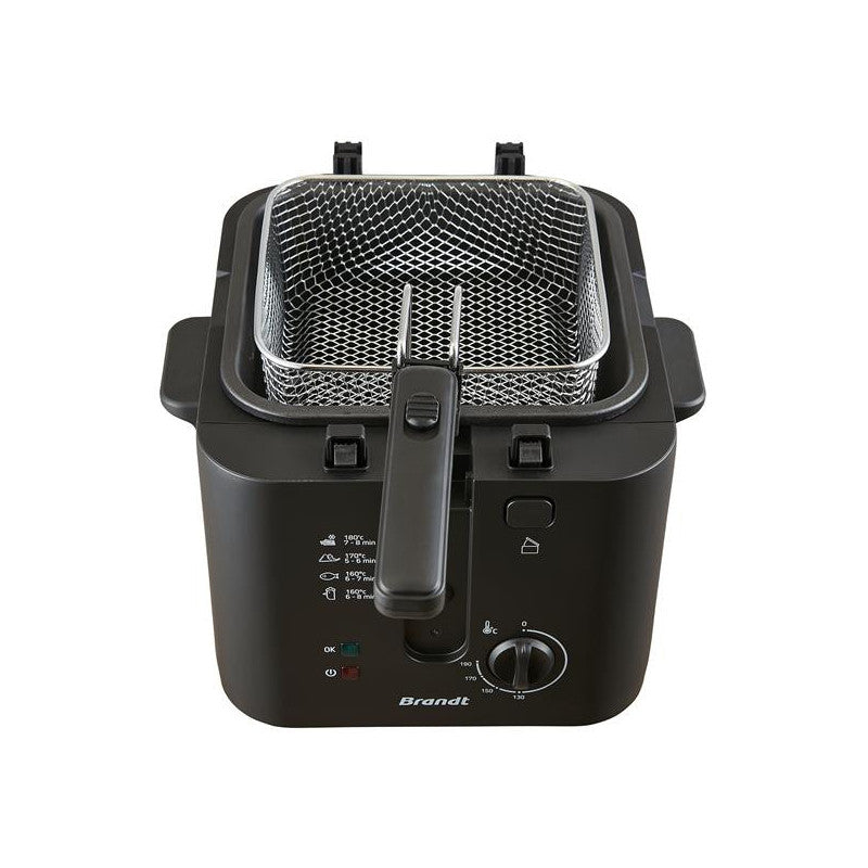 Friteuse Classique 1600w 2,5l 900gr Th° Hublot Couvercle Demontable   - Fri25x2 Brandt - Mathon - 4