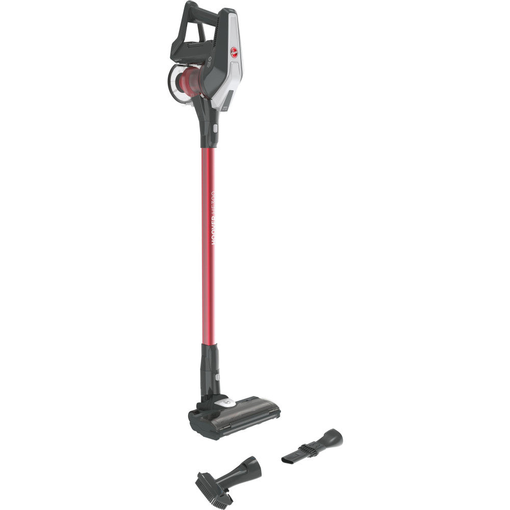 Aspirateur Balai Sans Fil -   Hf322th - Puissance 22 V - Autonomie 40 Min - Réservoir 0,7 L - Noir/rouge Hoover - Mathon - 2