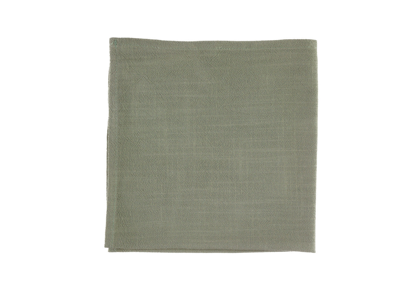 Serviette de table - 6 pièces - Lin et coton vert de gris Björn - Mathon - 3