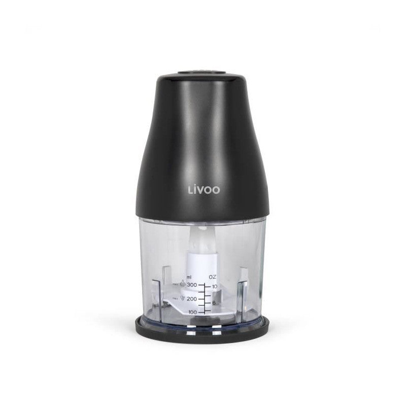 Hachoir - Livoo - 300 Ml - 400 W - 1 Vitesse Et Fonction Turbo - 2 Lames En Inox - Noir Livoo - Mathon - 1