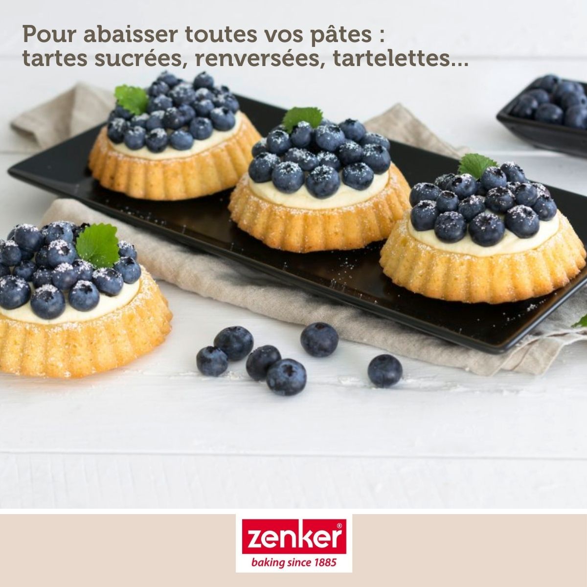 Rouleau à pâtisserie en bois certifié FSC 35 cm Zenker Smart Pastry Zenker - Mathon - 5