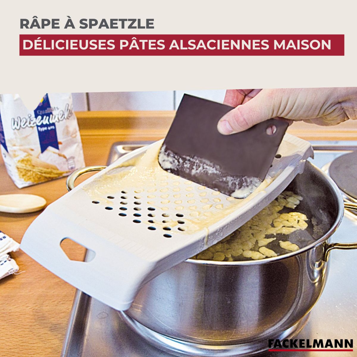 Râpe pour spaetzles 31 cm maison Fackelmann - Mathon - 2