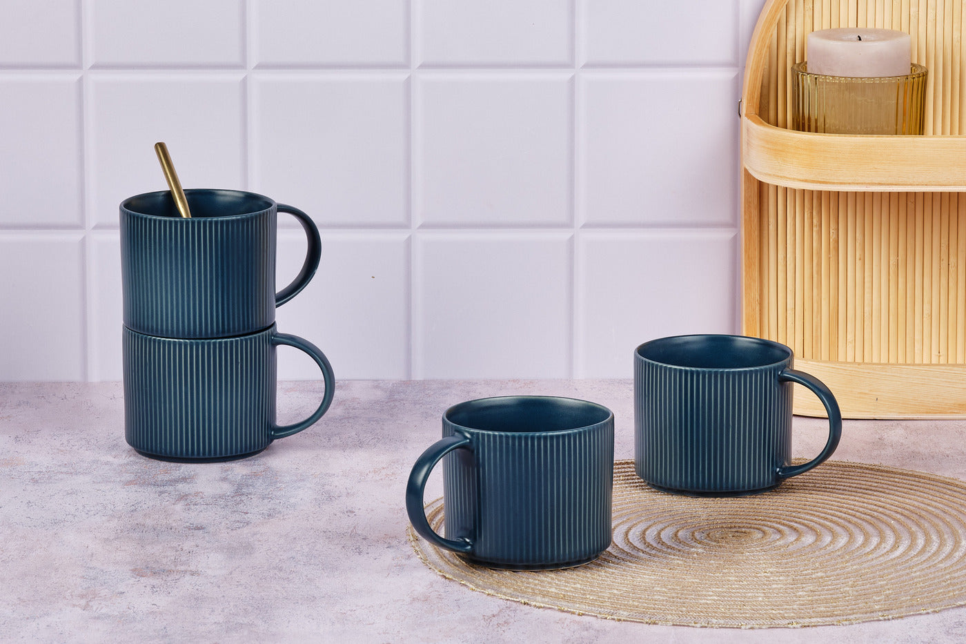 Mug SCANDI 50cl - 4 pièces - Marine Björn - Mathon - 2
