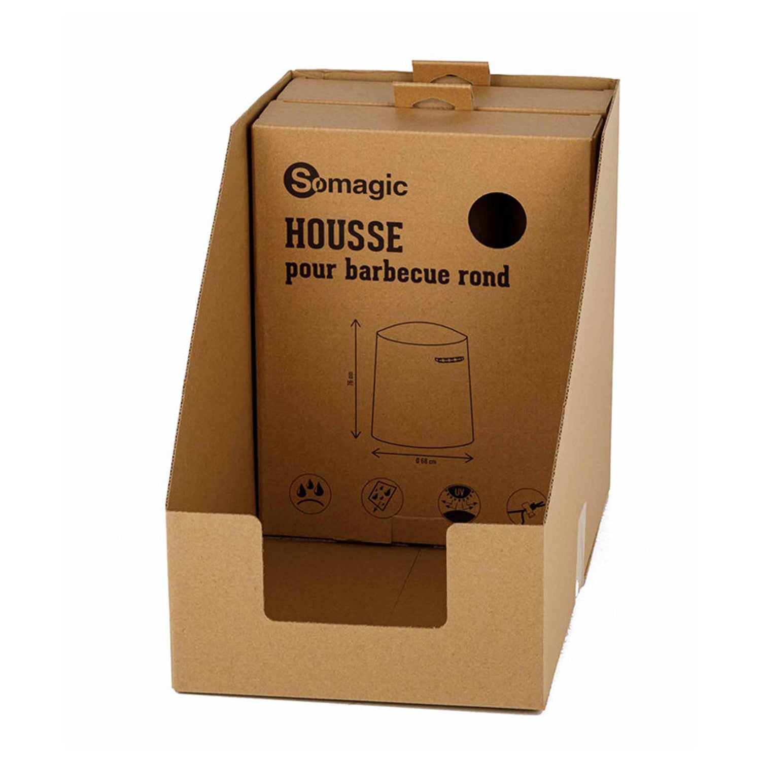 Housse pour plancha Ø 68x76cm Somagic - Mathon