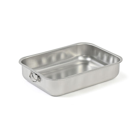 Plat à four rectangulaire en inox 30 x 22 cm  Steel Pan - Mathon - 1