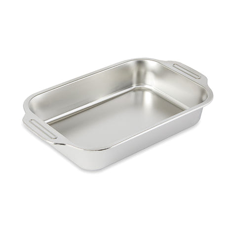 Plat à four inox rectangulaire avec anses  32 × 19 cm Mathon - Mathon - 1