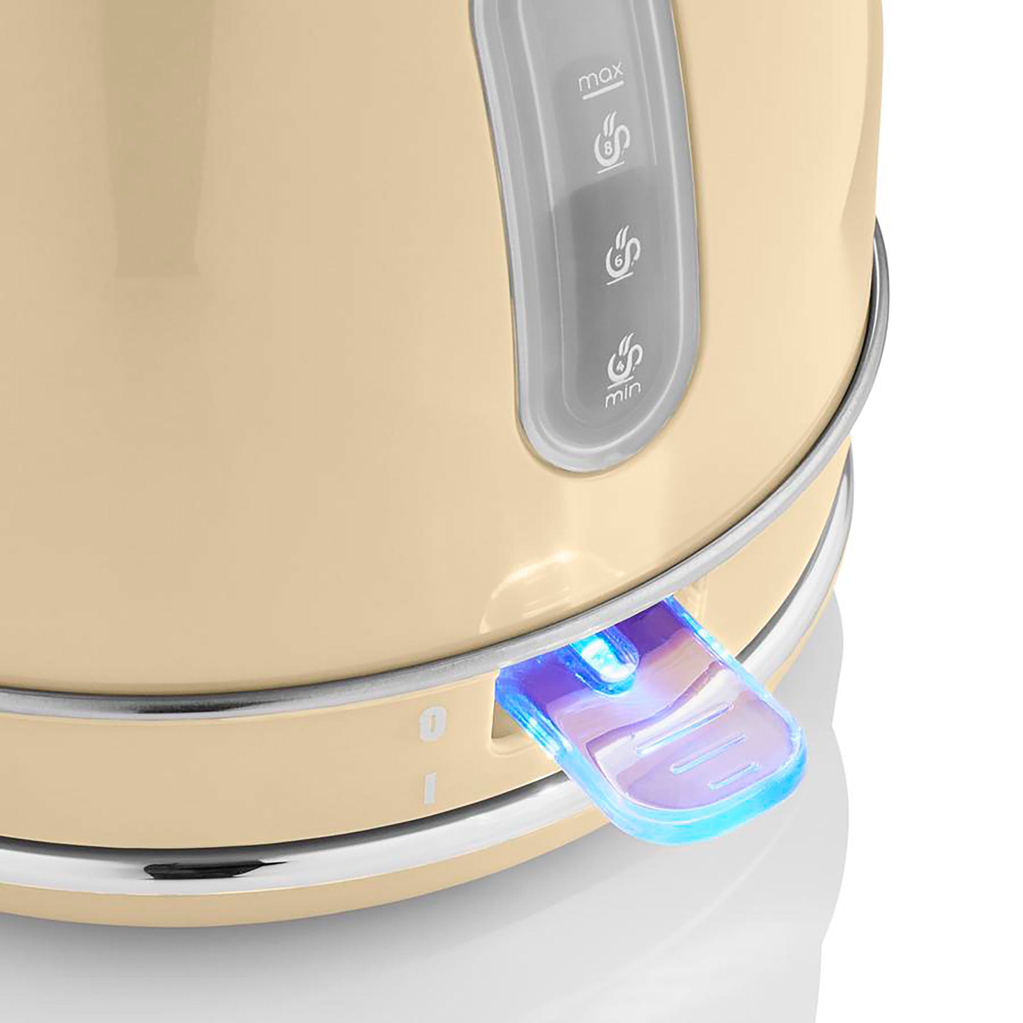 Retro Set Petit-Déjeuner Bouilloire 1,8L Sans fil, Grille-Pain 2 Larges Tranches 850 Crème STP7050CNEU - Mathon - 8