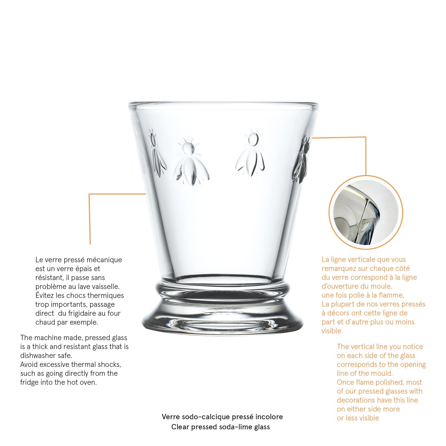 Lot de 6 petits verres à eau La Rochère - Mathon - 3