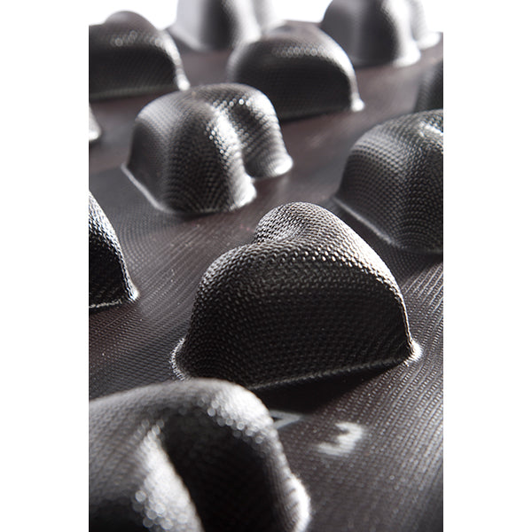 Moule 6 cœurs bombés Flexipan - Mathon - 2