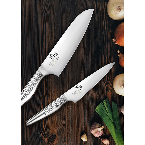 Set 3 couteaux  de cuisine SHOSO 12 15 18cm Kai - Mathon - 2