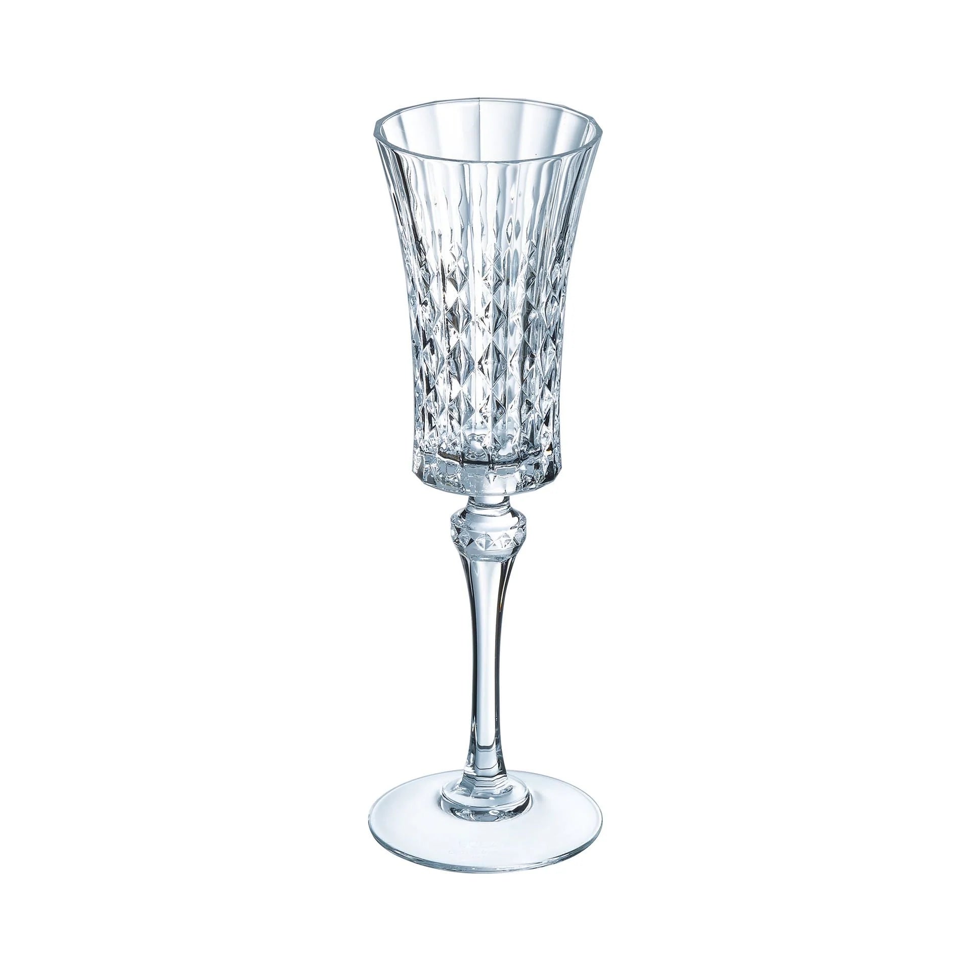 6 flûtes à champagne 15cl Lady Diamond - Cristal d