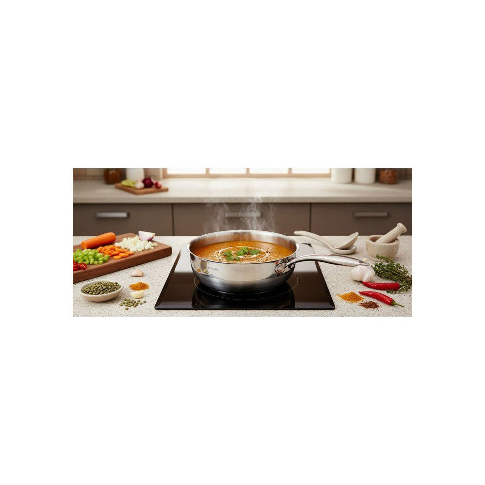 Sauteuse Grand Chef -   - Am4490 - ø20 Cm - Inox 18/10 - Tous Feux Dont Induction Arthur Martin - Mathon - 6