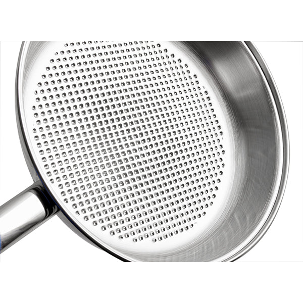 Poêle tout inox avec fond grill 24 cm Artame - Mathon - 3
