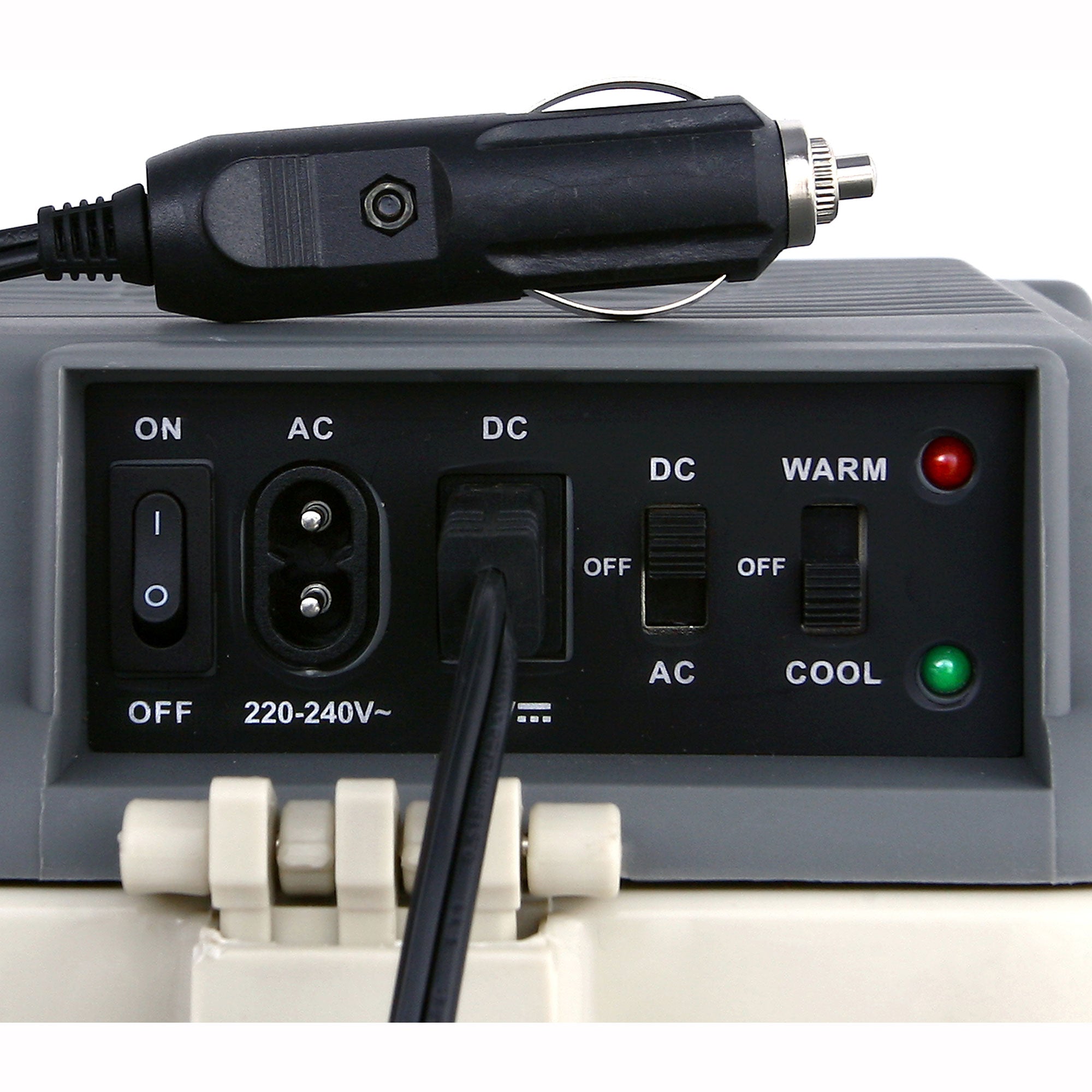 Glacière Électrique portable 21 Litres, 12V / 220 - 240V Voiture et Camping 50 Gris CF1151 - Mathon - 4