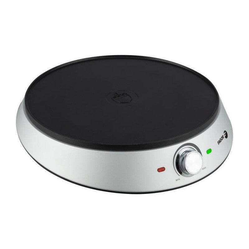 Crepiere électrique -   - Fgc240 - 1200 W - Diametre : 30 Cm - Revetement Anti-adhérent - Gris Fagor - Mathon - 1