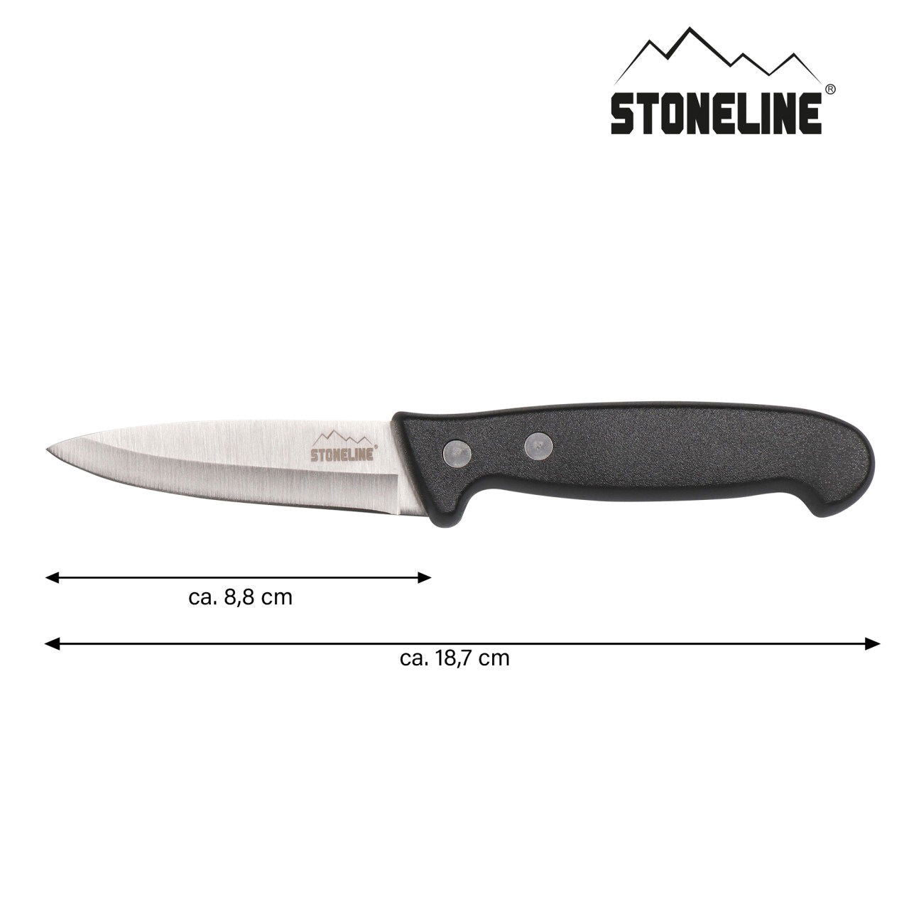 Couteau à éplucher 18,7 cm, avec protection de lame Stoneline - Mathon - 2