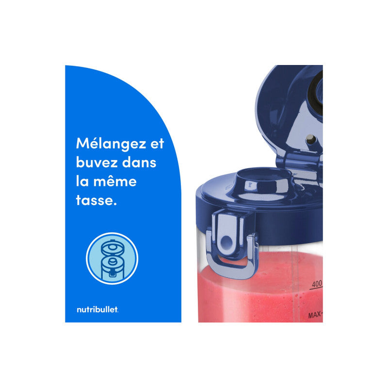 Blender   Nbp003nbl Portable Bleu Nutribullet - Mathon - 4