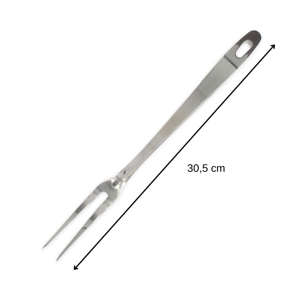 Fourchette à viande et pour barbecue 2 piques 30,5 cm  Oxford Fackelmann - Mathon - 3