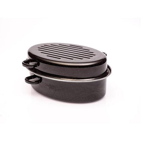 Roaster 42 cm acier émaillé Baumalu - Mathon - 1