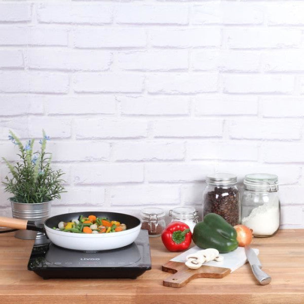 Plaque De Cuisson - Mobile Electrique Plaque A Induction Double Livoo Livoo - Mathon - 3