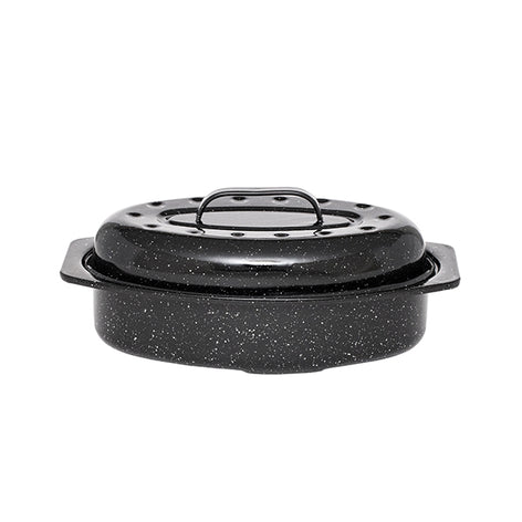 Roaster acier 2 4 personnes 33 cm Graniteware - Mathon - 1