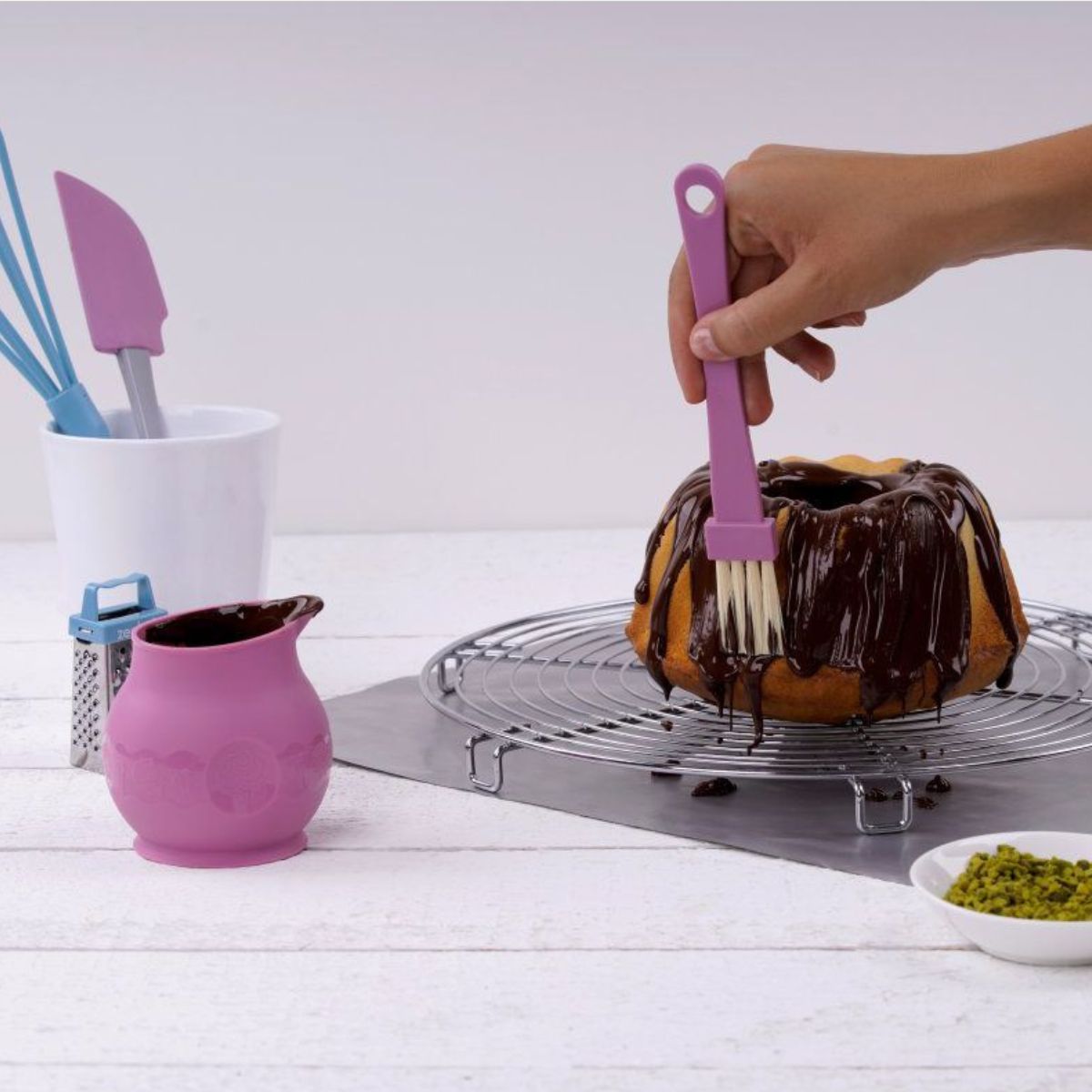 Pinceau de cuisine et de pâtisserie 19 cm en poils synthétiques Zenker Sweet Sensation Zenker - Mathon - 6