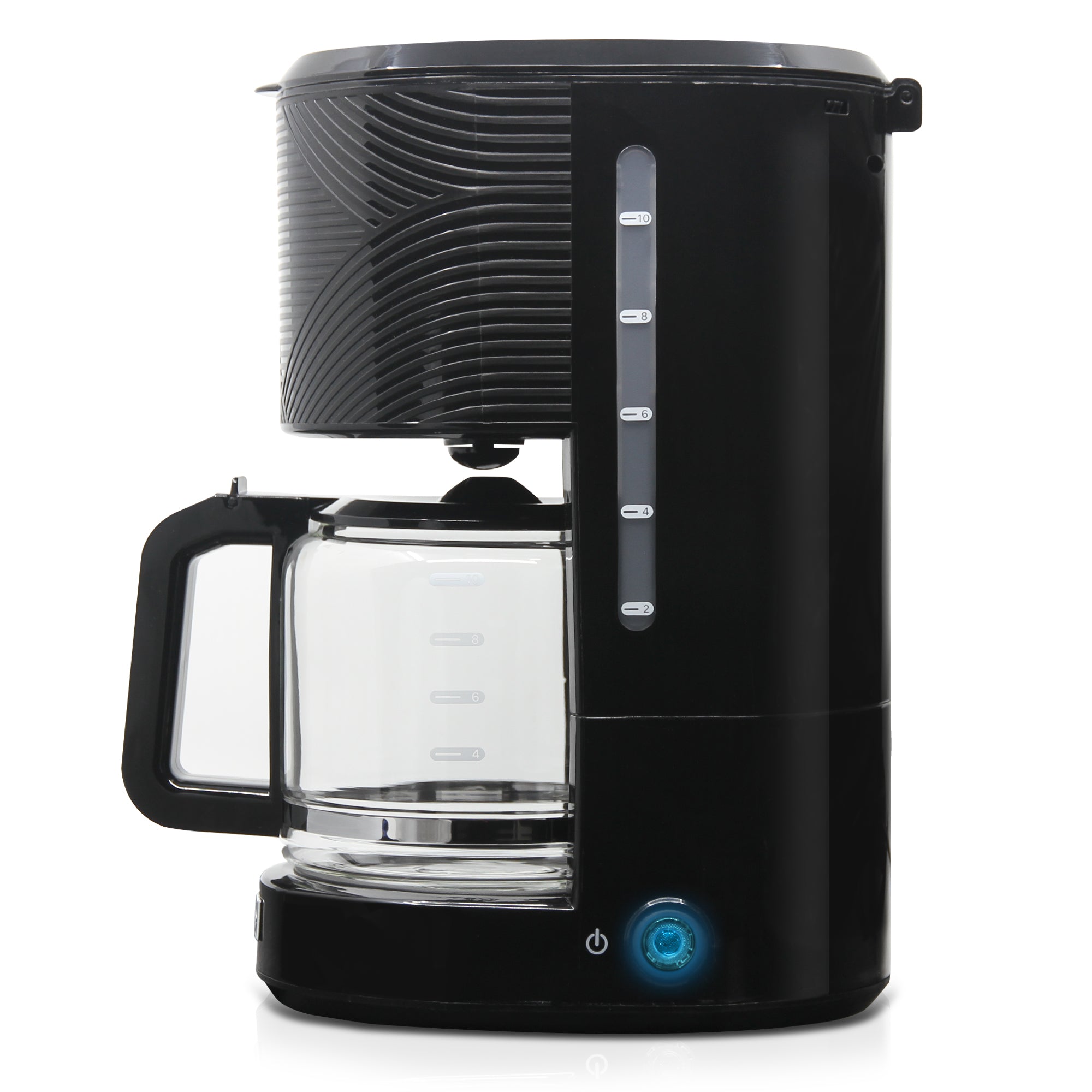 Elegance Cafetière Filtre 10 Tasses Machine à Café, Filtre Réutilisable 1,25L 1000 Noir CM1171BLK - Mathon - 9