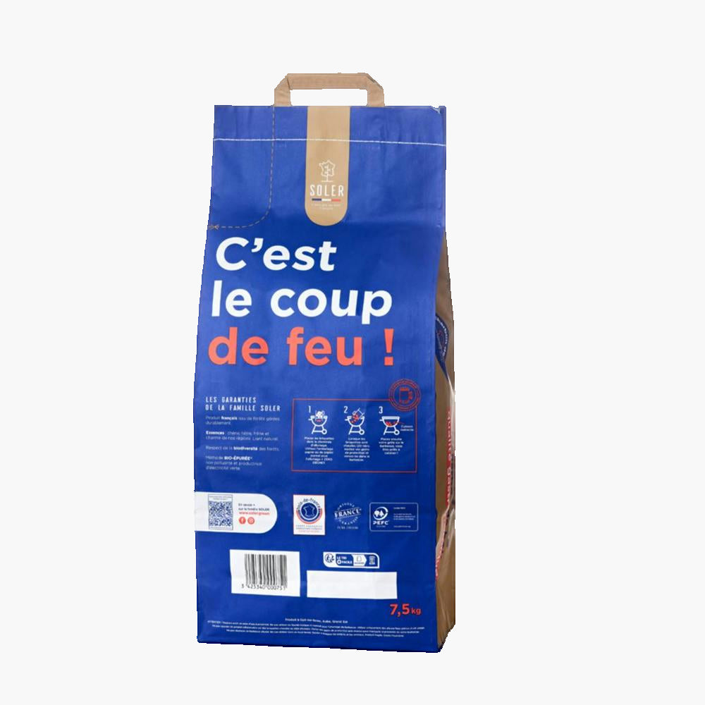 Briquettes de charbon Soler 7.5 kg Soler - Mathon - 2