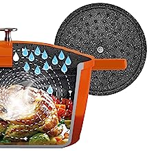 Cocotte 28 cm, avec couvercle en fonte d’aluminium, volcanique Stoneline - Mathon - 6