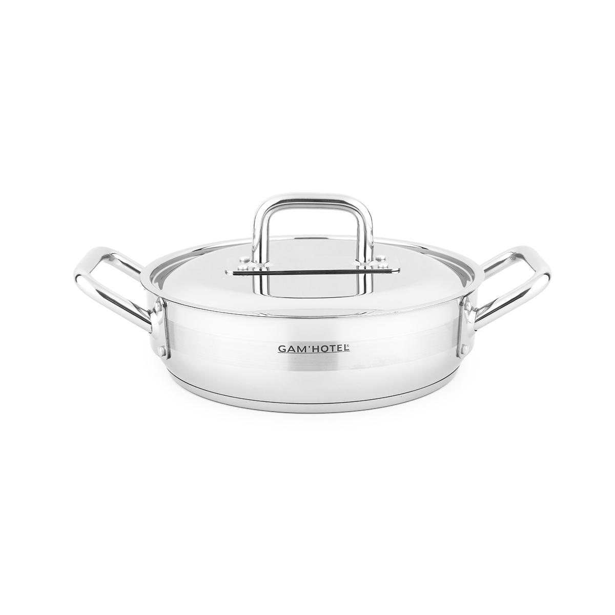 Sautoir inox 28x9cm induction Gam Hotel - Mathon - 1