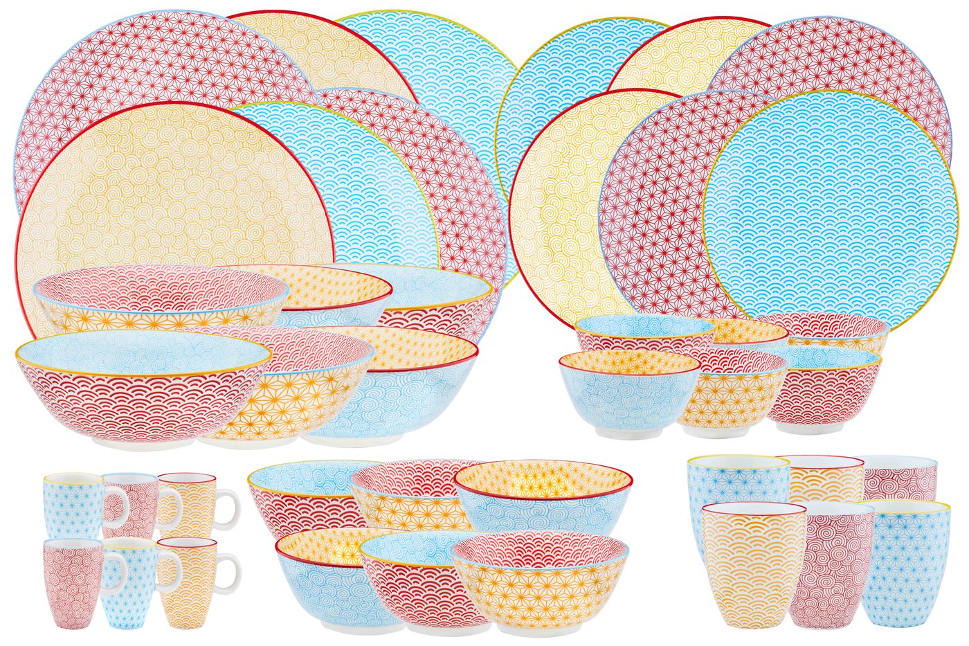 Service Complet - 42 pièces - Color Björn - Mathon - 1