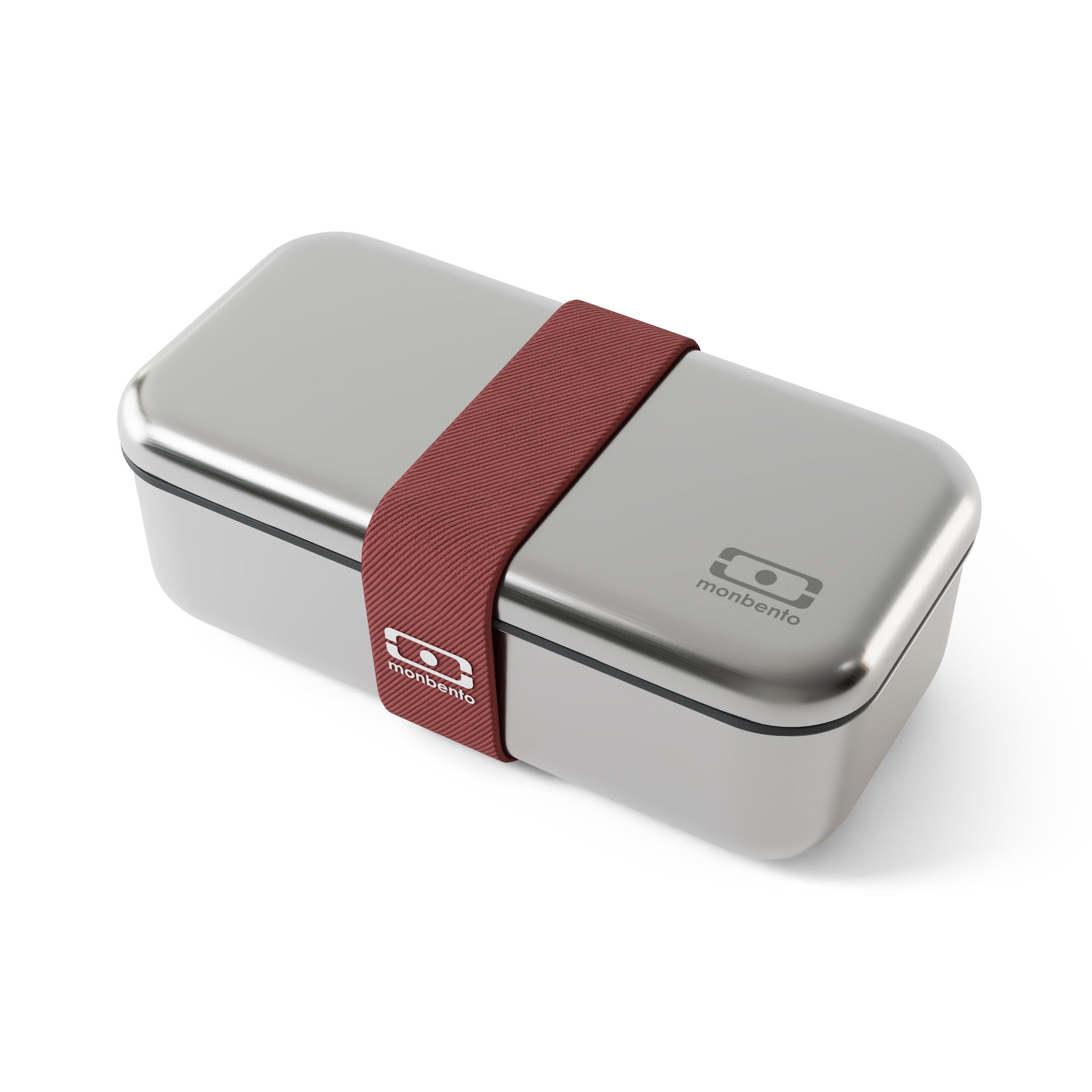 Lunch box en métal micro-ondable Sense Rose Moka 700ml Monbento - Mathon - 1