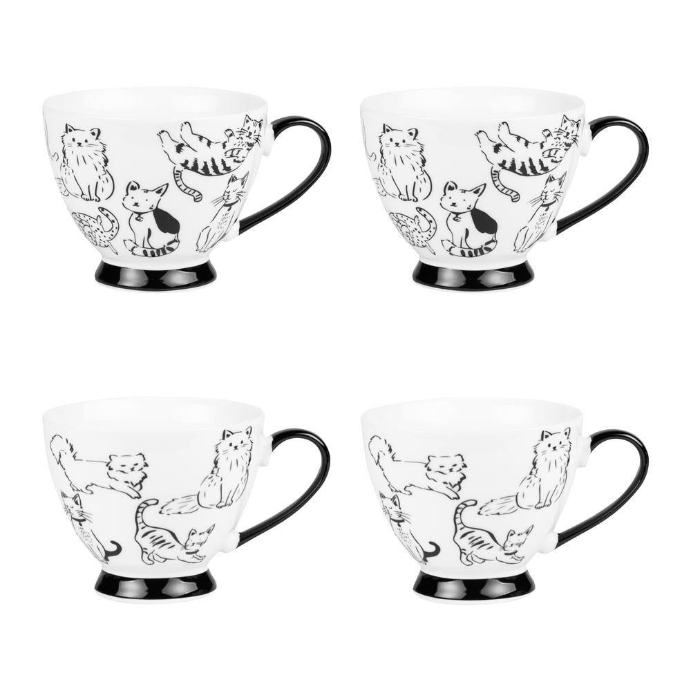 Coffret de 4 tasses Mistigris 20 cl Table passion - Mathon - 1