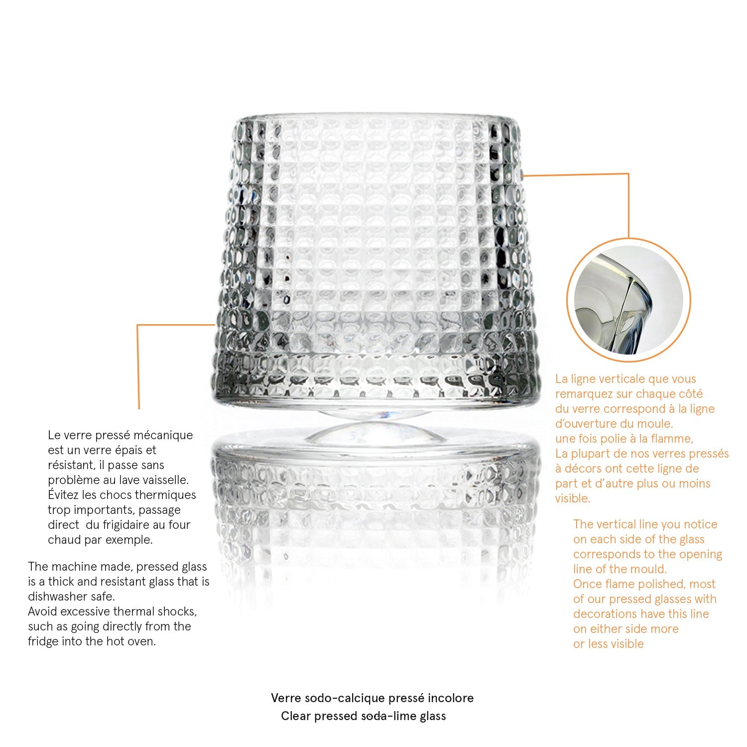 Lot de 4 verres à whisky La Rochère - Mathon - 5