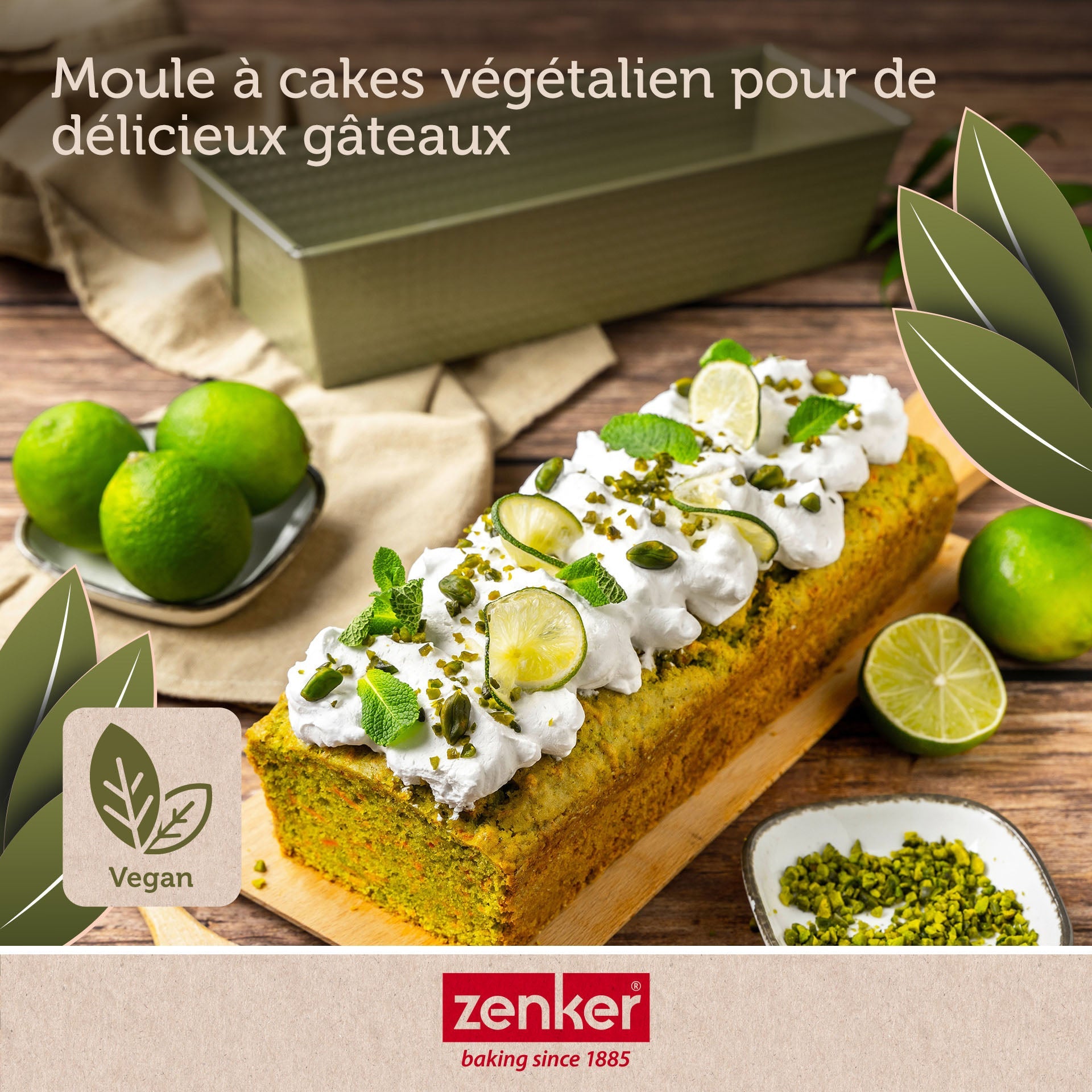 Moule à cake 30 cm Zenker Green Vision Zenker - Mathon - 5
