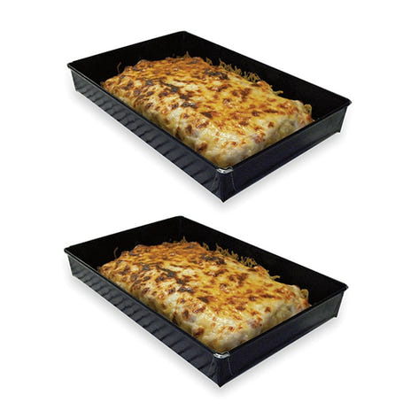 Lot de deux plats de cuisson anti-adhérent 28 cm NoStik - Mathon - 1