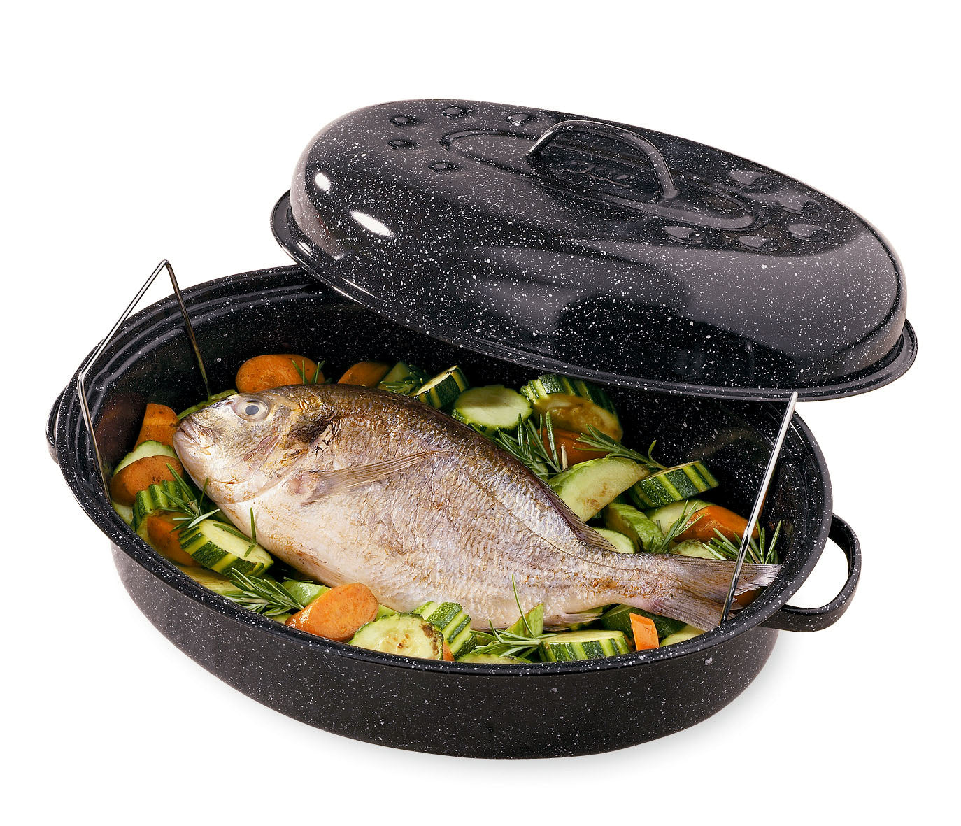 Roaster 40 cm avec livre offert Graniteware - Mathon - 3