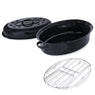 Lot Roaster 4 8 personnes avec grille Graniteware - Mathon - 1