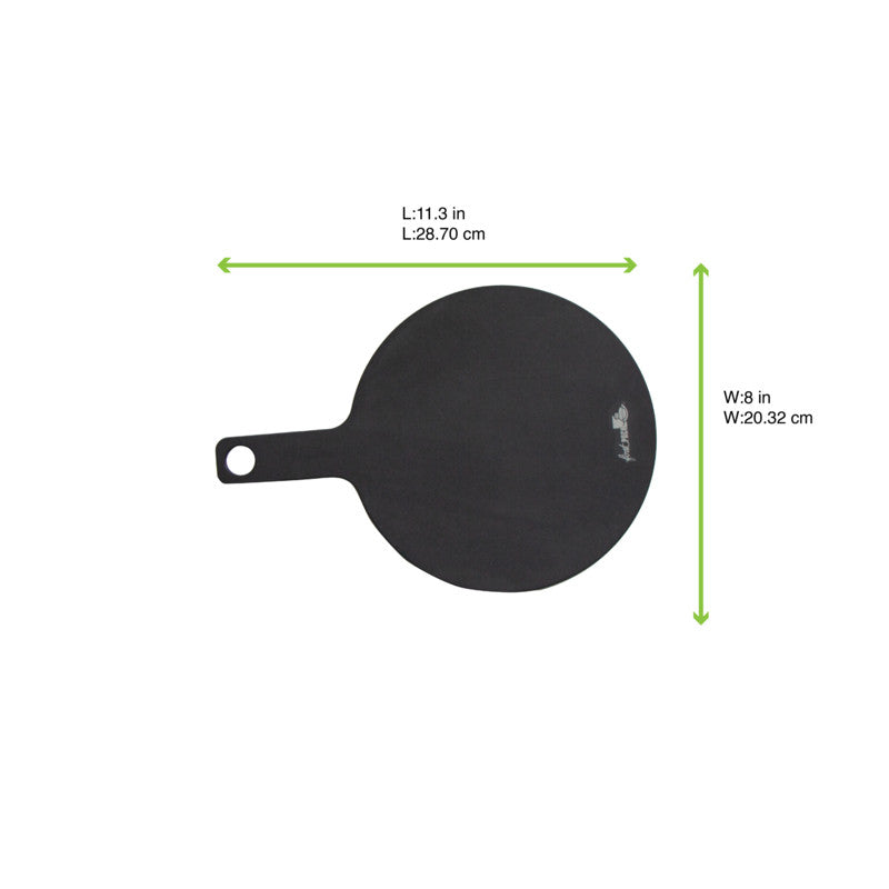 6Pcs - Phoenix Planche ronde noire en fibre de bois 288x203x6mm FirstPack - Mathon - 2