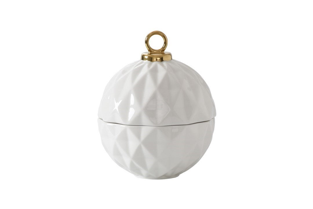 Set de 2 Grands bols avec ornements dorés - 14x14x17,8cm - FOR THE HOLIDAYS Pampa Bay - Mathon