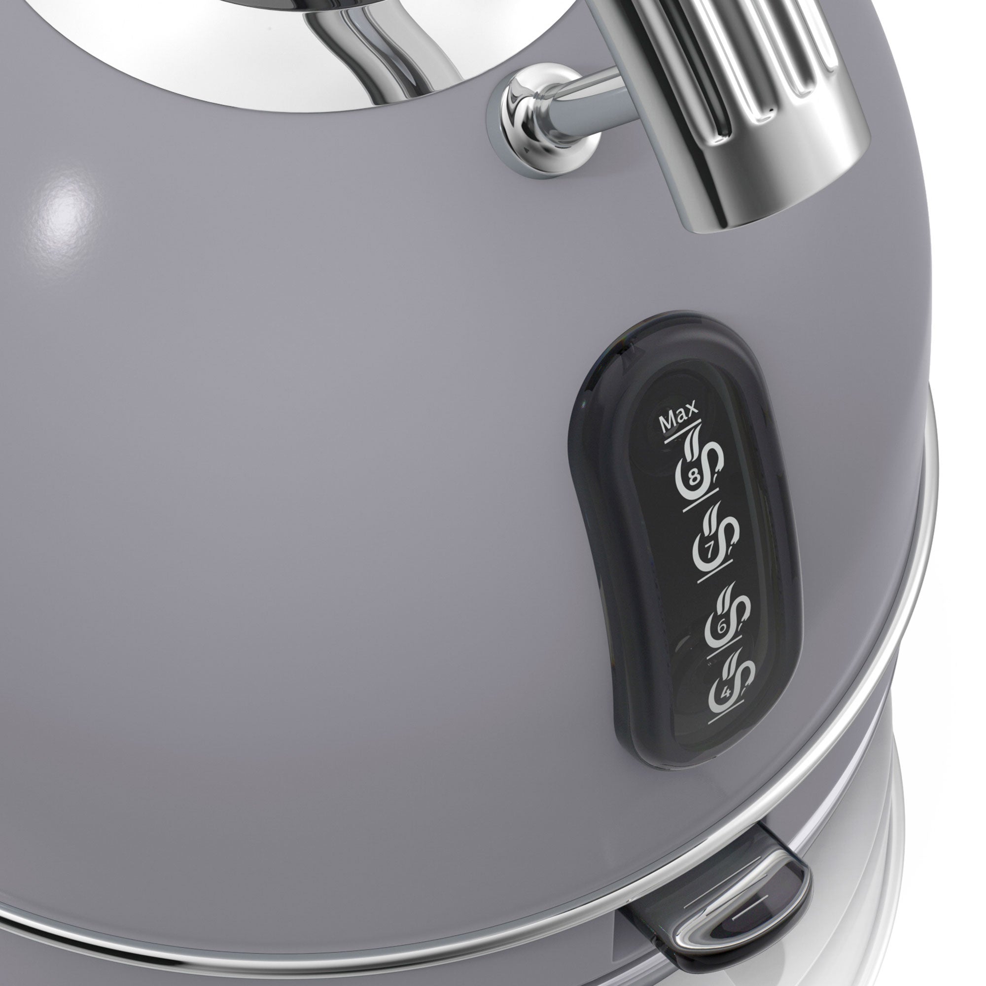 Retro Set Petit-Déjeuner Bouilloire 1,8L Sans fil, Grille-Pain 2 Larges Tranches 850 Gris STP7050GRNEU - Mathon - 9