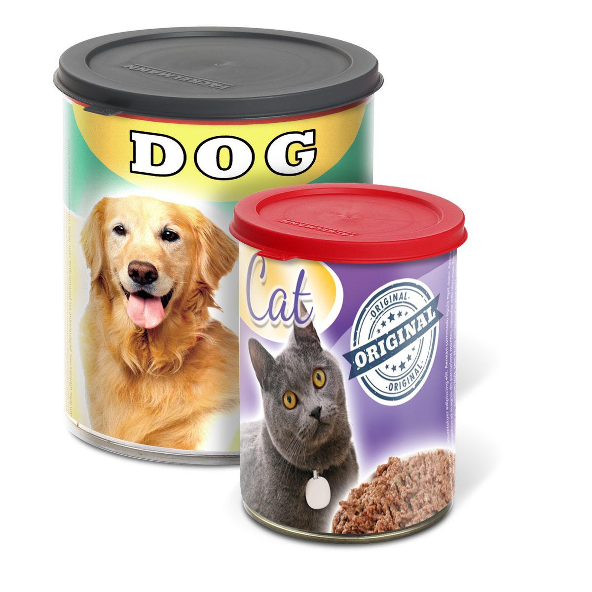 Lot de 2 couvercle en plastique pour boîtes de conserve et bocaux Fackelmann Fackelmann - Mathon - 5