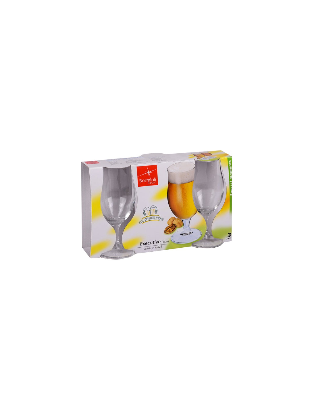 Pack de 3 verres à bière Executive 39 cl Bormioli Rocco - Mathon - 3
