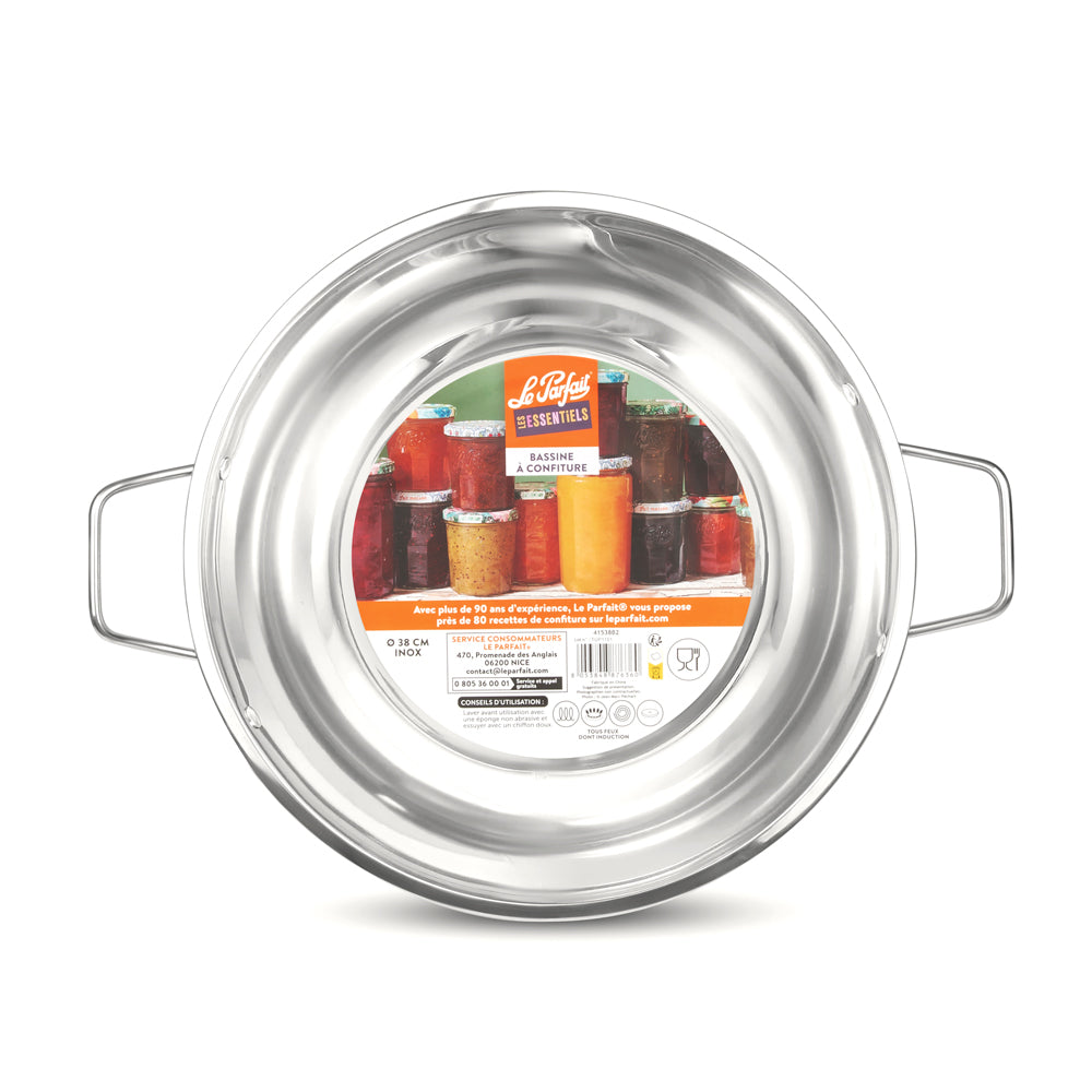 Bassine à confiture inox 38 cm Le Parfait - Mathon