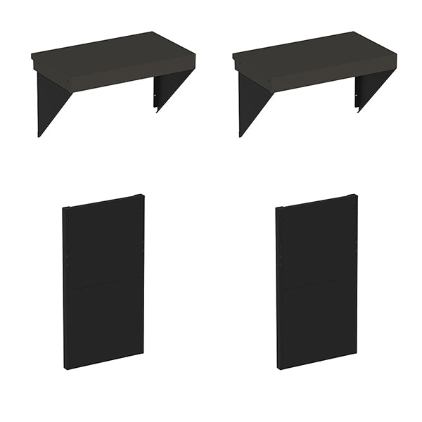 Modulo comptoir bar 120 cm gris cargo ENO - Mathon - 1