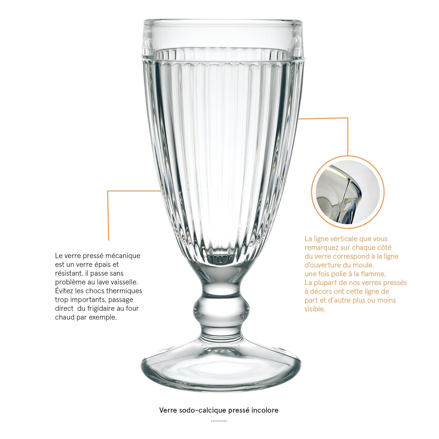 Lot de 6 coupes à dessert La Rochère - Mathon - 4