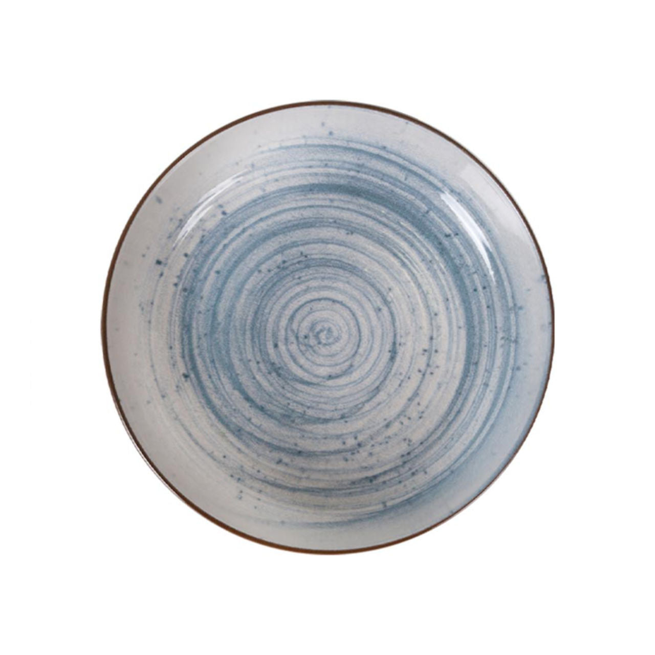 6 assiettes creuses 18cm Swirl La Mediterranea - Mathon - 1